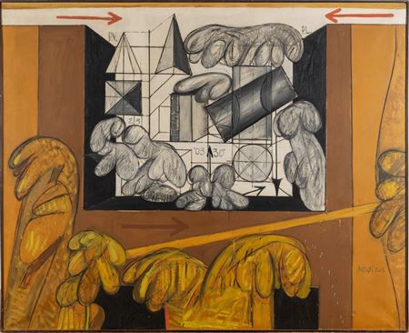 “Spettacolo ortogonale”, 1963 by Concetto Pozzati - Auction record, sale price, and art valuation. Compare with similar artists and explore comparable artworks.