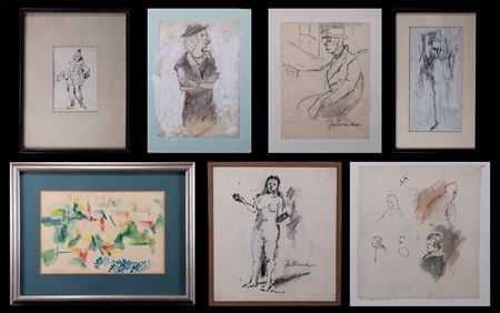 Sketch Drawings Collection Group Lot