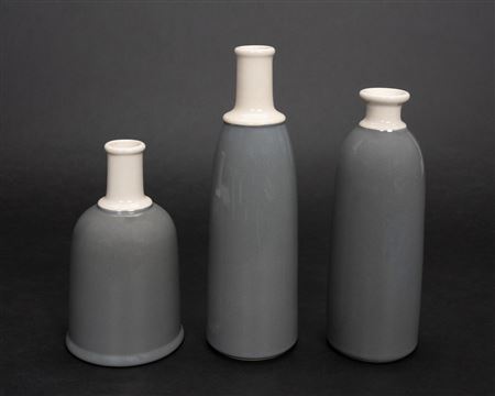 Cermaic Vase Group Lot (3)