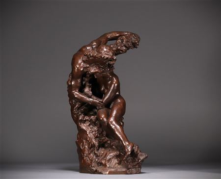 "L'Amour" by Jules Desbois - Auction record, sale price, and art valuation. Compare with similar artists and explore comparable artworks.