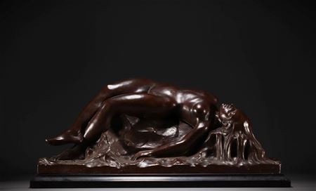 Reclining nude woman"