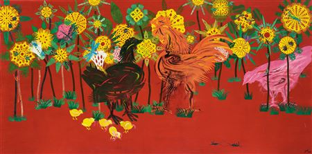 Satisfied Family(Painted in 2002)