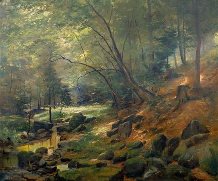 Lesní krajina by Josef Prochazka - Auction record, sale price, and art valuation. Compare with similar artists and explore comparable artworks.