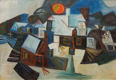Sunset by Jaroslav Klapste - Auction record, sale price, and art valuation. Compare with similar artists and explore comparable artworks.
