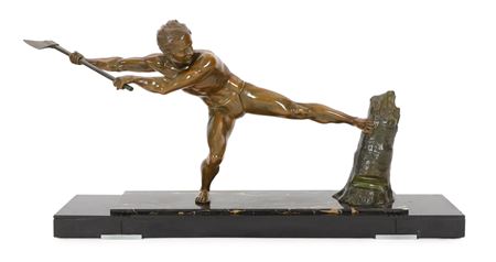 FIGURE OF A WOODCUTTER STANDING