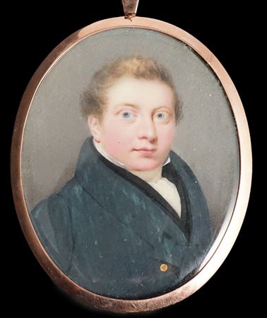 A self-portrait of the artist, wearing blue coat with brass buttons, black waistcoat and tied white stock by Thomas Harper - Auction record, sale price, and art valuation. Compare with similar artists and explore comparable artworks.