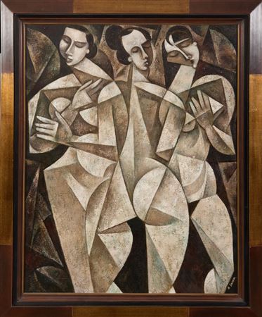 Sample artwork by Alexandre Khanine (Born 1955), known for painting - View similar artists and auction records