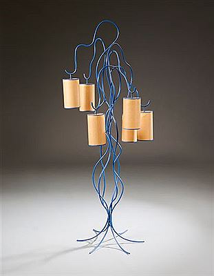 Six-light "Liane" floor lamp