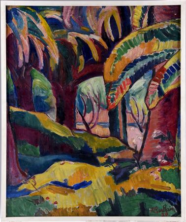 Exoctic Garden, 1920 by Marthe Guillain - Auction record, sale price, and art valuation. Compare with similar artists and explore comparable artworks.