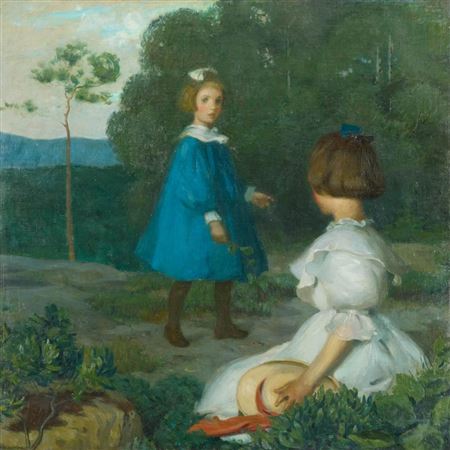 Summer Days (Portrait of Rosamond and Elizabeth Eliot)