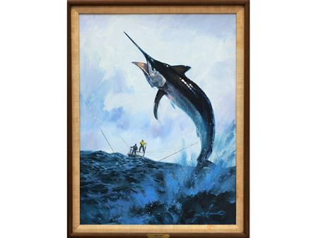 "First Jump". by Roy Grinnell - Auction record, sale price, and art valuation. Compare with similar artists and explore comparable artworks.