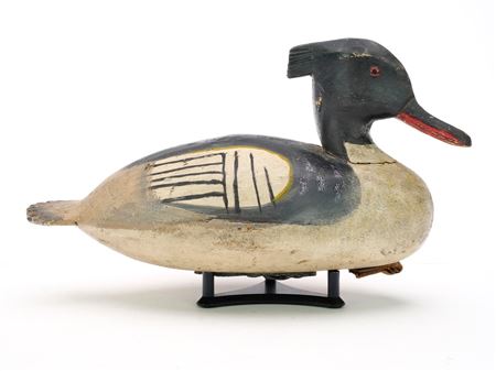 Sample artwork by Delbert Hudson (1928 - 1981), known for decoy carving - View similar artists and auction records
