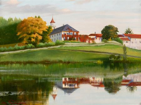 Frogner Manor by Asta Norregaard - Auction record, sale price, and art valuation. Compare with similar artists and explore comparable artworks.