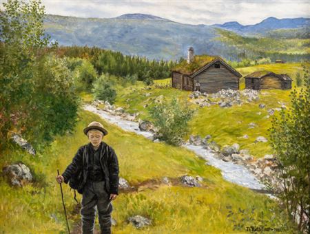 Sample artwork by Per Ung (1933 - 2013), known for famous person statue sculpture - View similar artists and auction records