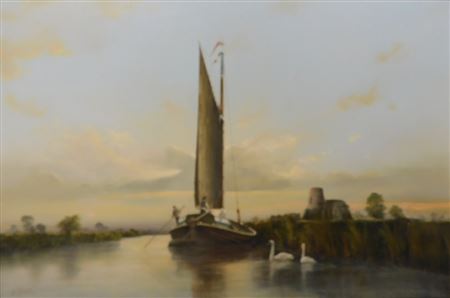 Sailing barge