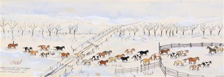 GREG KESSLER'S BUCKING HORSES, PEIGAN RESERVATION 1971; 1983