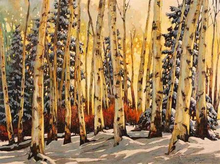 Sample artwork by David Langevin (Born 1959), known for painting, art education - View similar artists and auction records