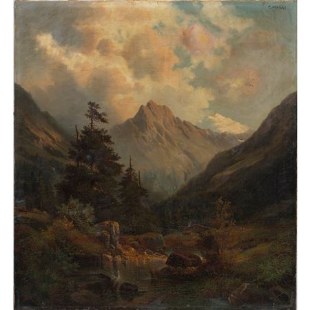 Untitled (Alpine Landscape)