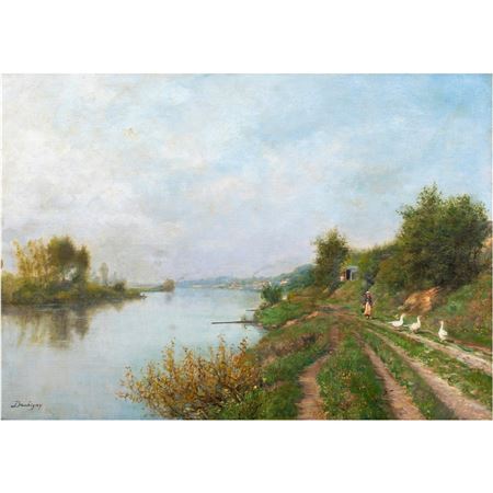 Farmer with Ducks