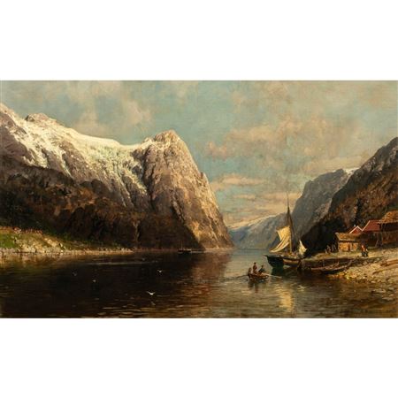 Winter Fjord Scene, 1887