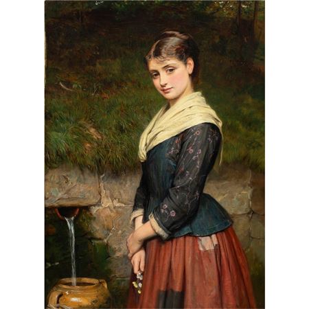 "By the Stream," 1878