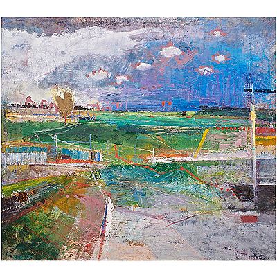 "Beach Parking," 1997 by John Evans - Auction record, sale price, and art valuation. Compare with similar artists and explore comparable artworks.