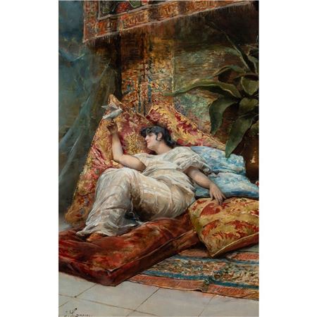 Untitled (Lady with Bird)