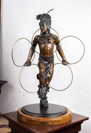 Hoop Dancer by Steve Streadbeck - Auction record, sale price, and art valuation. Compare with similar artists and explore comparable artworks.