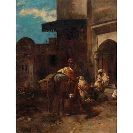 Orientalist Street Scene, 1885