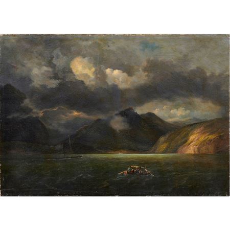Night Landscape in the Fjord