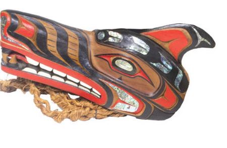 Pacific Northwest wolf mask
