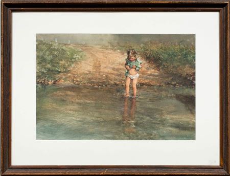 Girl by a Stream, 1989