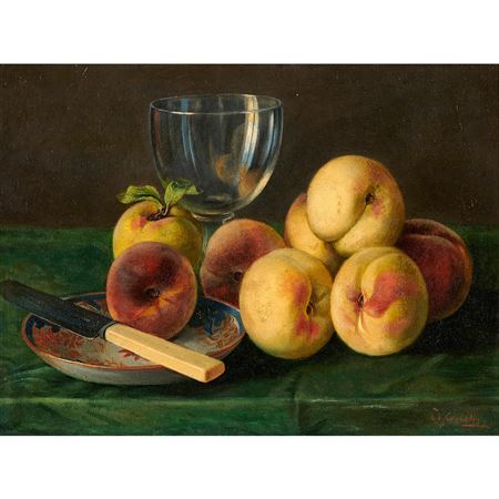 Still Life with Peaches