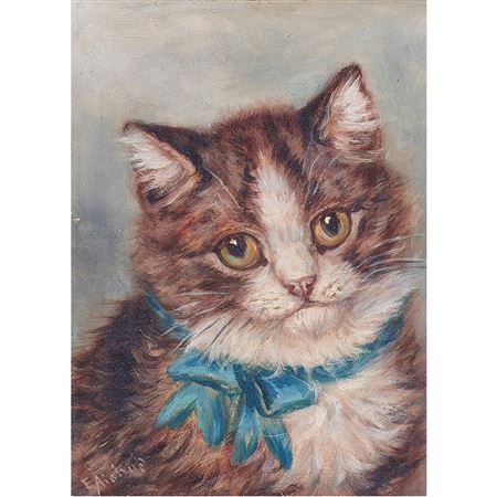 Kitten in Blue