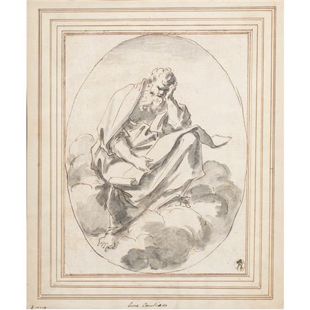 Seated Figure with Manuscript