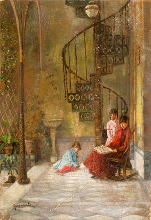 Courtyard Scene