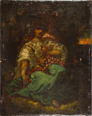 Girl with Flowers