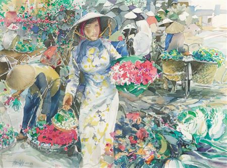 Vietnam Flower Girl