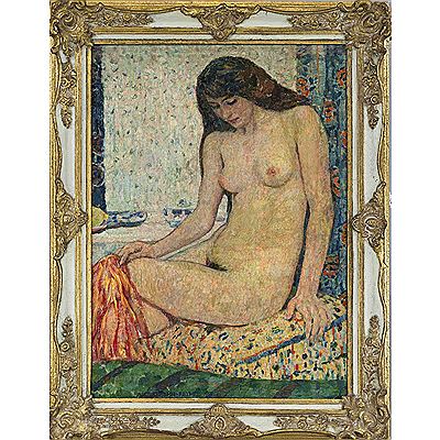 Female nude in the spirit of classical modernism