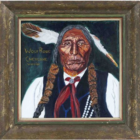 Wolf Robe Cheyene A Warrior At Sand Creek 1864 by Ge Polo - Auction record, sale price, and art valuation. Compare with similar artists and explore comparable artworks.