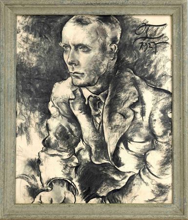 Portrait of the painter Fritz Uphoff