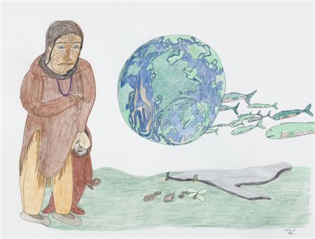 Old-Time Mother with the Earth