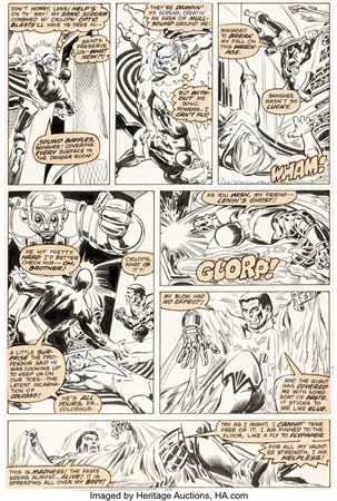 The X-Men #110 Story Page 12 Original Art (Marvel, 1978)