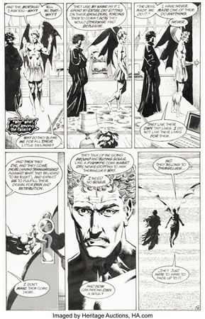 Sandman #23 Story Page 18 Original Art (DC, 1991)
