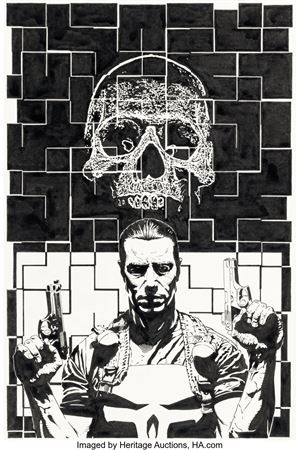 The Punisher #5 Cover Original Art (Marvel, 2000)