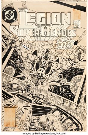 Legion of Super-Heroes #285 Cover Original Art (DC, 1982)