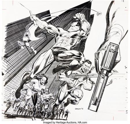 Marvel Universe 1997 Calendar Illustration Original Art (Marvel, 1996)