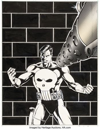 The Punisher War Journal #1 Splash Page 1 Original Art (Marvel, 1988)