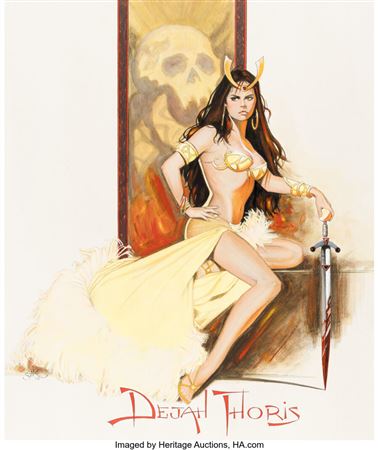 Dejah Thoris Illustration Original Art (2002)