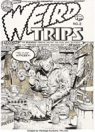 Weird Trips #2 Cover Original Art (Kitchen Sink Press, 1978)